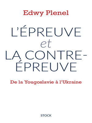 cover image of L'épreuve et la contre-épreuve